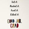 Hallmark Peanuts Graduation Card with Sound (Snoopy, Cap and Gown) for High School, Kindergarten, Middle School, College and College Graduates(Crushed It)