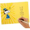 Hallmark Peanuts Graduation Card with Sound (Snoopy, Cap and Gown) for High School, Kindergarten, Middle School, College and College Graduates(Snoopy  Cap and Gown)