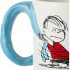 Hallmark Peanuts Linus and Snoopy Coffee Mug (Dimensional Blanket) 17 oz., Gifts for Moms, Dad, Teacher, Boss