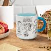 Hallmark Peanuts Sculpted Mug, 14.5 oz (Snoopy Doghouse) Gift for Mom, Dad, Fans(75th Anniversary Linus Mug)