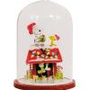 Hallmark Peanuts Snoopy’s Doghouse Cloche Christmas Ornament, Glass and Paper, Gifts for Peanuts Fans