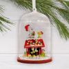 Hallmark Peanuts Snoopy’s Doghouse Cloche Christmas Ornament, Glass and Paper, Gifts for Peanuts Fans