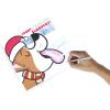 Hallmark Pop Up Funny Christmas Gift Card Holder or Money Holder Card (Naughty List) (5XXH2003)(Critter With Santa Hat)