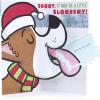 Hallmark Pop Up Funny Christmas Gift Card Holder or Money Holder Card (Naughty List) (5XXH2003)(Critter With Santa Hat)