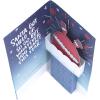 Hallmark Pop Up Funny Christmas Gift Card Holder or Money Holder Card (Naughty List) (5XXH2003)(Cursing Santa)