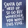 Hallmark Pop Up Funny Christmas Gift Card Holder or Money Holder Card (Naughty List) (5XXH2003)(Cursing Santa)