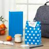 Hallmark Red and White Stripe Party Favor and Wrapped Treat Bags with Gift Tag Stickers (30 Bags, 30 Labels) for Christmas, Valentines Day, Birthdays, May Day, Care Packages and More(Blue Chevron  Solid  Polka Dot)