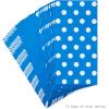Hallmark Red and White Stripe Party Favor and Wrapped Treat Bags with Gift Tag Stickers (30 Bags, 30 Labels) for Christmas, Valentines Day, Birthdays, May Day, Care Packages and More(Blue Chevron  Solid  Polka Dot)