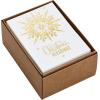 Hallmark Religious Boxed Christmas Card Assortment, Star of Wonder (36 Cards and Envelopes) Pink, Blue, Yellow, Green, Orange(Gold Foil Icons Religious Blank Note Assortment)