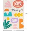 Hallmark Retro Thank You Card Assortment (24 Blank Cards with Envelopes) Orange, Yellow, Green, Pink(Retro Thank You)