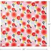 Hallmark Reusable Fabric Gift Wrap (1 Sheet: 26″ x 26″, Black and White Dots and Stripes) for Birthdays, Mother’s Day, Weddings, Engagements, Graduations and More(Modern Flowers  Orange  Pink  Yellow  Blue)