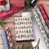 Hallmark Reversible Christmas Wrapping Paper Rolls for Kids (6 Rolls: 150 Sq. Ft. Total) Cookies, Donuts, Mittens, Penguins, Dinosaurs(Cute Christmas)