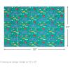 Hallmark Reversible Flat Wrapping Paper Sheets (12 Folded Sheets with Sticker Seals) Rainbow Happy, Exclamation Points, Polka Dots, Confetti for Birthdays, Graduations, Celebrations(Pink  Blue  Green)