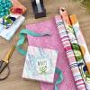 Hallmark Reversible Wrapping Paper Roll Bundle, Peach & Purple Flowers, Pink Stripes, Balloons (3 Rolls: 75 sq. ft. ttl.) for Birthdays, Mother’s Day, Weddings, Baby Showers, and Bridal Showers(Reversible Floral  Striped  Balloons)