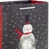 Hallmark Rustic Bag Assortment (8 Bags: 4 Medium 9″, 4 Large 13″) Snowy Red Barn, Red Truck, Plaid, Painted Wood Sign(1 Count (Pack of 4))