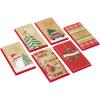 Hallmark Rustic Woodland Boxed Christmas Card Assortment (24 Cards and Envelopes) Moose, Deer, Raccoons, Snowmen, Geese, Foxes(Rustic Holidays Money Holder Assortment)