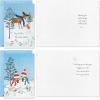 Hallmark Rustic Woodland Boxed Christmas Card Assortment (24 Cards and Envelopes) Moose, Deer, Raccoons, Snowmen, Geese, Foxes(Rustic Nature Holiday Scenes Card Assortment)
