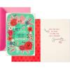 Hallmark Schitt’s Creek Pack of 4 Valentines Day Cards (Bunch of Roses)(Floral Galentine’s Day  2 Cards with Envelopes)