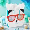 Hallmark Sesame Street 13″ Large Gift Bag with Tissue Paper (Big Bird, Elmo, Grover, Cookie Monster) for Birthdays, Christmas, Back to School(Panda in Sunglasses)