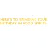 Hallmark Shoebox Funny Birthday Card (Vodka Goldfish)
