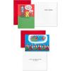 Hallmark Shoebox Funny Boxed Christmas Cards Assortment, Festive Cartoons (4 Designs, 24 Cards with Envelopes)(Funny Festive Cartoons  Holiday Card Assortment)