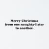 Hallmark Shoebox Funny Christmas Card (Naughty-Lister)