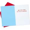 Hallmark Shoebox Funny Christmas Card (T-Rex I Love You THIS Much) Dinosaur with Santa Hat(Funny Peace and Goodwill Card)