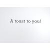 Hallmark Shoebox Funny Graduation Card (Dinosaur Commencement)(Toast to You)