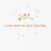 Hallmark Signature Anniversary Card (Day Filled with Love) for Romantic Birthday, Love, Valentine’s Day(Paper Flowers  My Person)