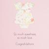 Hallmark Signature Baby Shower Card for New Parents (Baby Clothes) Welcome New Baby, Congratulations, Gender Reveal(Pink/Multicolor)