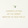 Hallmark Signature Baby Shower Card for New Parents (Hello Little One) Welcome New Baby, Congratulations, Gender Reveal(Oh Baby)