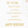 Hallmark Signature Birthday Card (Candle Bundle)(Good in the World)