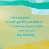 Hallmark Signature Birthday Card (Seashell Birthday Cake)(Hoping So Many Good Things)