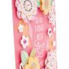 Hallmark Signature Birthday Card for Her (Sparkly Birthday Cake)(Scattered Flowers)
