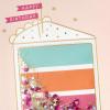 Hallmark Signature Birthday Card for Her (Sparkly Birthday Cake)(Sparkly Birthday Cake)