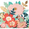 Hallmark Signature Blank Card (Rainbow)(Displayable Accordion Fold Flowers)