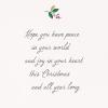 Hallmark Signature Christmas Card (Peace and Joy Wreath)(Peace and Joy Wreath)
