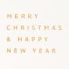 Hallmark Signature Christmas Card (Snowflakes)(Peace Joy Possibilities Snowflakes)