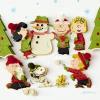 Hallmark Signature Christmas Card (Snowflakes)(Peanuts  Fun and Frosty Christmas)