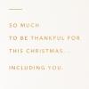 Hallmark Signature Christmas Card (Thankful All Year Long)(Merry  Thankful)