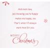 Hallmark Signature Christmas Card for Family (So Glad We’re Family)(Snowman with Red Background)