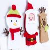Hallmark Signature Christmas Card for Kid (Removable Finger Puppets)