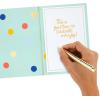Hallmark Signature Congratulations Card or Graduation Card (Confetti)(So Happy for You)