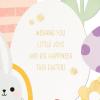Hallmark Signature Displayable Easter Card (Accordion Fold Pop Up Flowers and Bunnies)(Accordion Fold Pop Up Flowers and Bunnies)