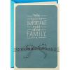 Hallmark Signature Fathers Day Card for Dad from Son or Daughter (Celebrate)(Blue and Beige)