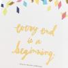 Hallmark Signature Graduation Card (Every End Is a Beginning Ralph Waldo Emerson Quote)(Greeting Card)