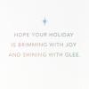 Hallmark Signature Holiday Card (Disco Ball Snowman)