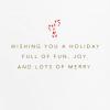Hallmark Signature Holiday Card (Jingle All the Way) Ice Skates