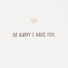 Hallmark Signature Love Card (So Happy I Have You, Coffee) for Birthday, Anniversary, Valentine’s Day(So Happy I Have You  Coffee)