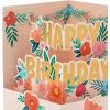 Hallmark Signature Paper Wonder Pop Up Card, Happy Thoughts Bouquet (Nurses Day Card, Teacher Appreciation, Healthcare Worker Gift) (1299RZH1135)(Flower Garland)